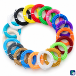 PCL filament van Fits4Kids: 20 kleuren, 100 meter, voor 3D-pennen