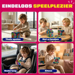 Eindeloos speelplezier thuis met vriendjes onderweg en alleen met de Fidget Draden bouwset van Fits4Kids