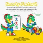 Magnetic Tiles Construction Master van Fits4Kids met Smarty Factor 2 gemiddelde moeilijkheidsgraad