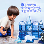 Magnetic Tiles Frozen Construction van Fits4Kids verbetert handoogcoördinatie bij kinderen